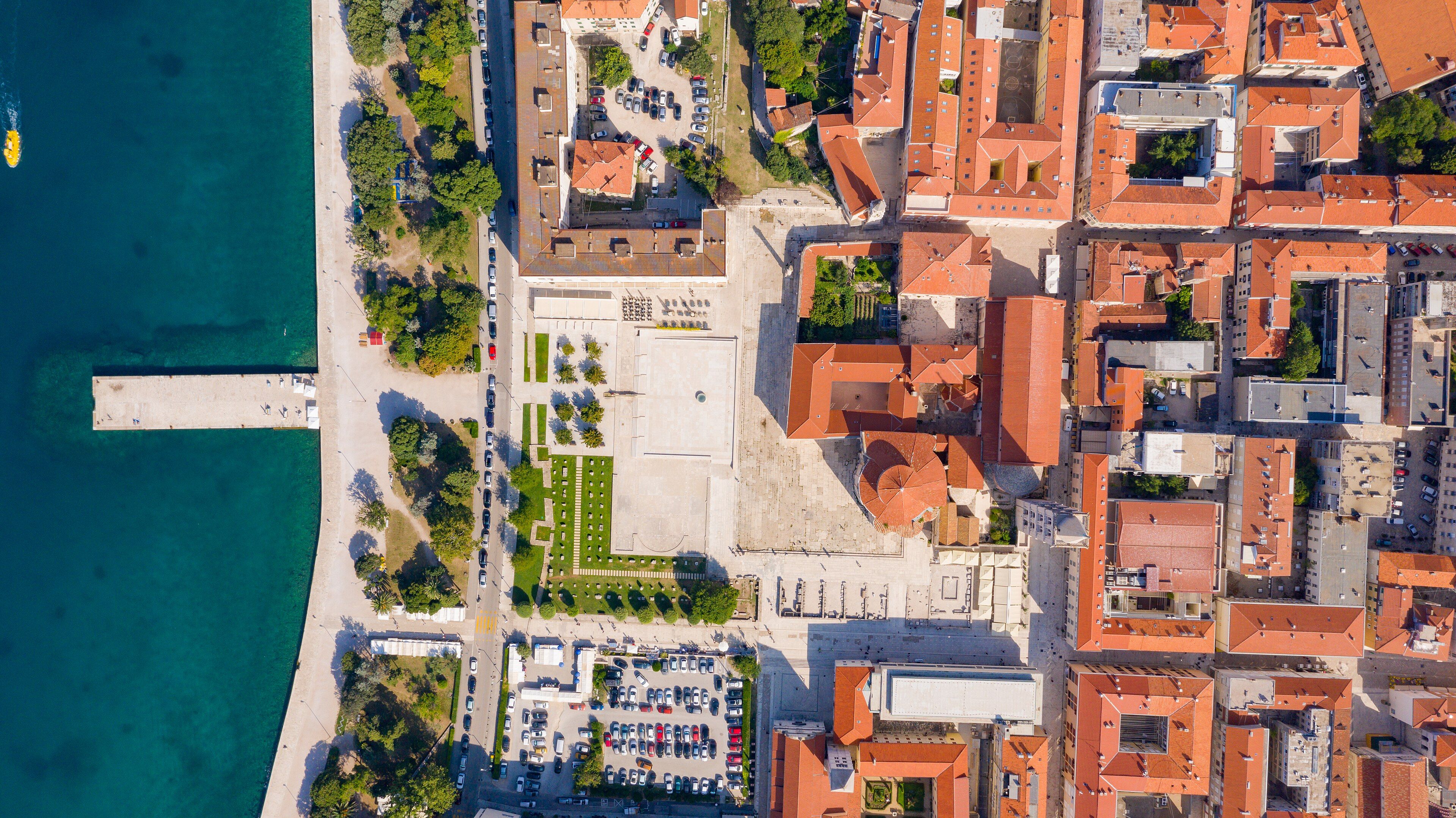 Rimski Forum u Zadru, lokacija OUT GYM X utrke